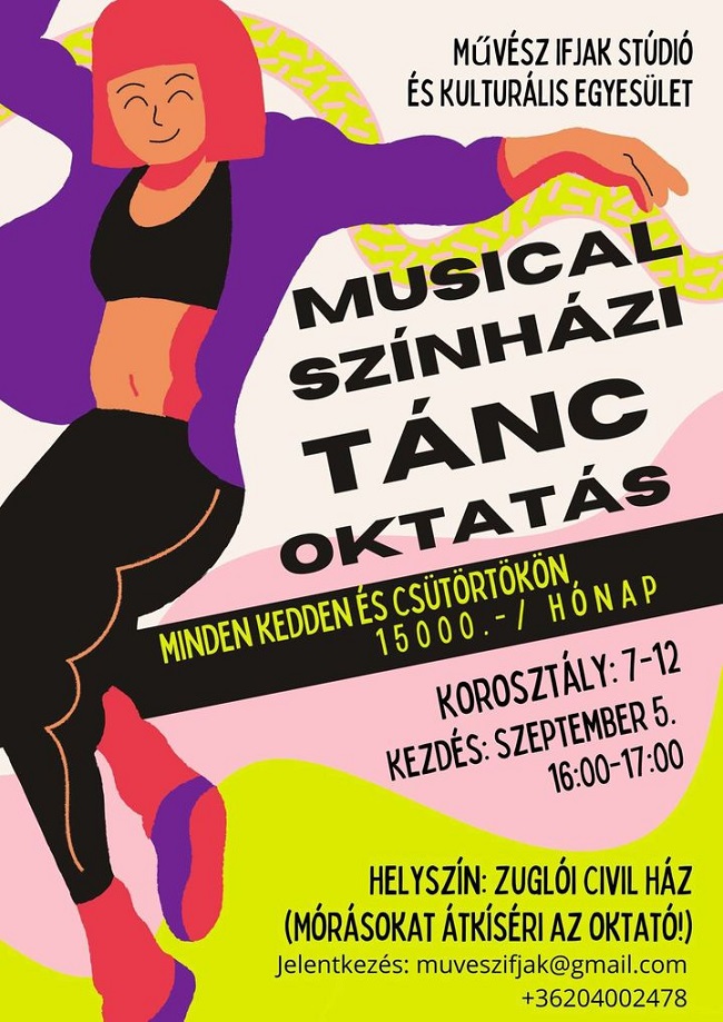 MUSICAL SZÍNHÁZI TÁNCOKTATÁS